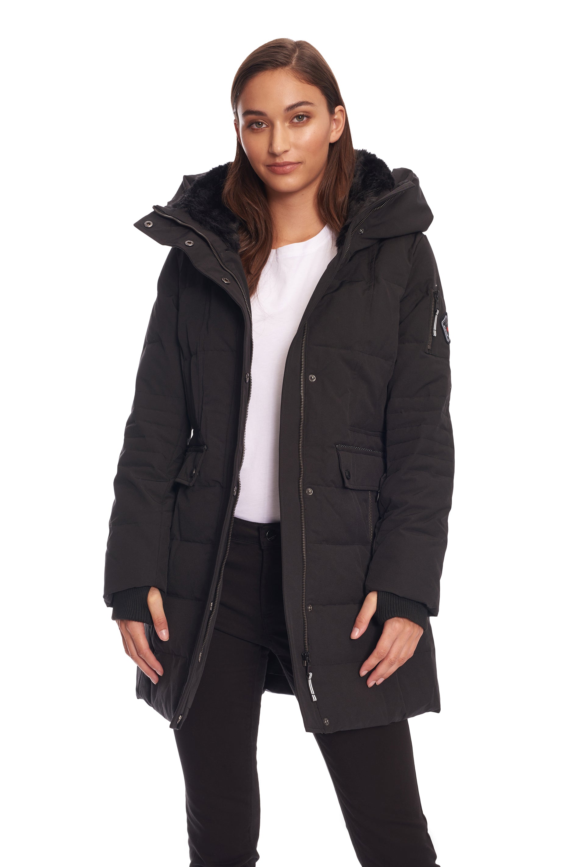 Mid length 2025 parka coat