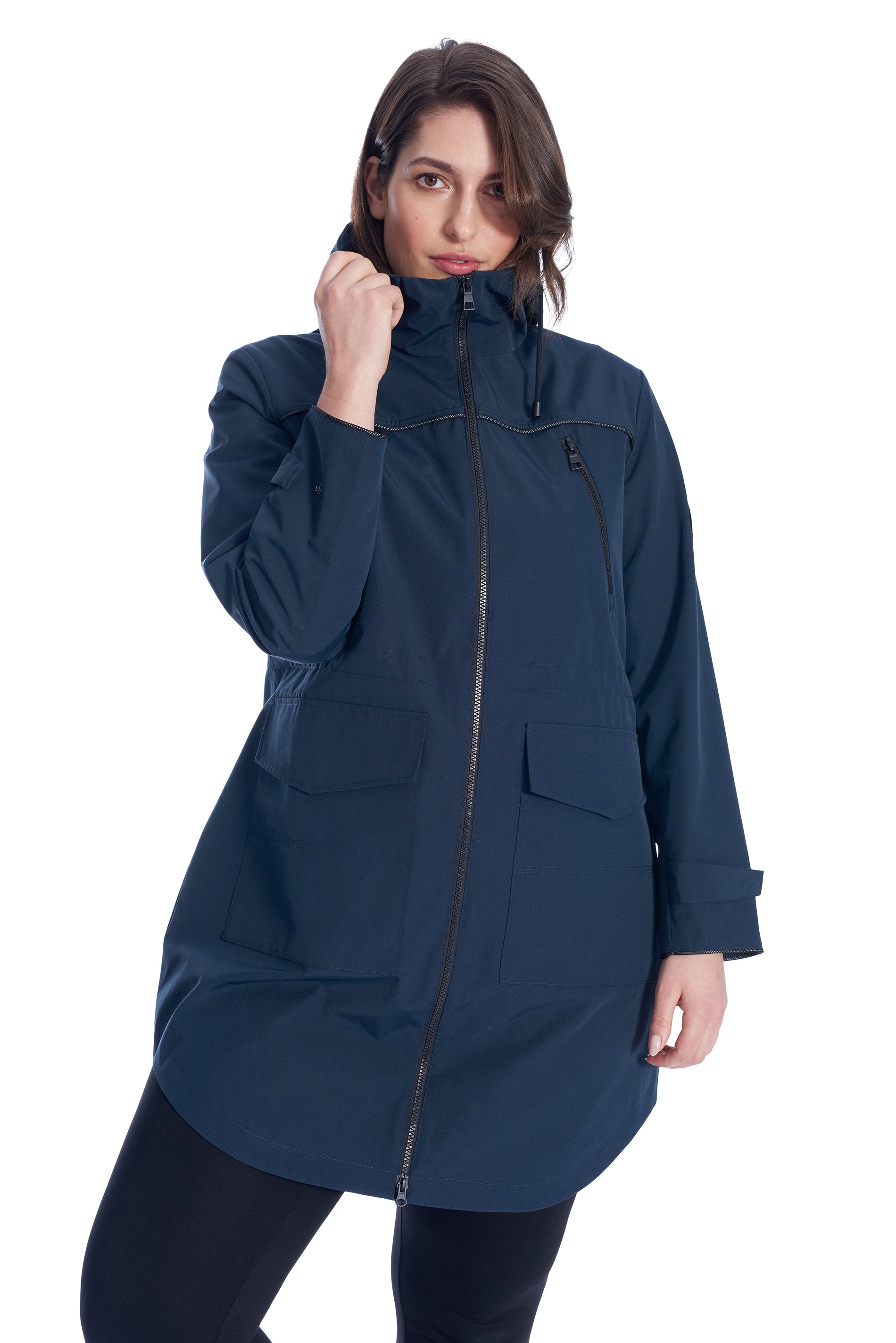 Plus size store lightweight rain jacket