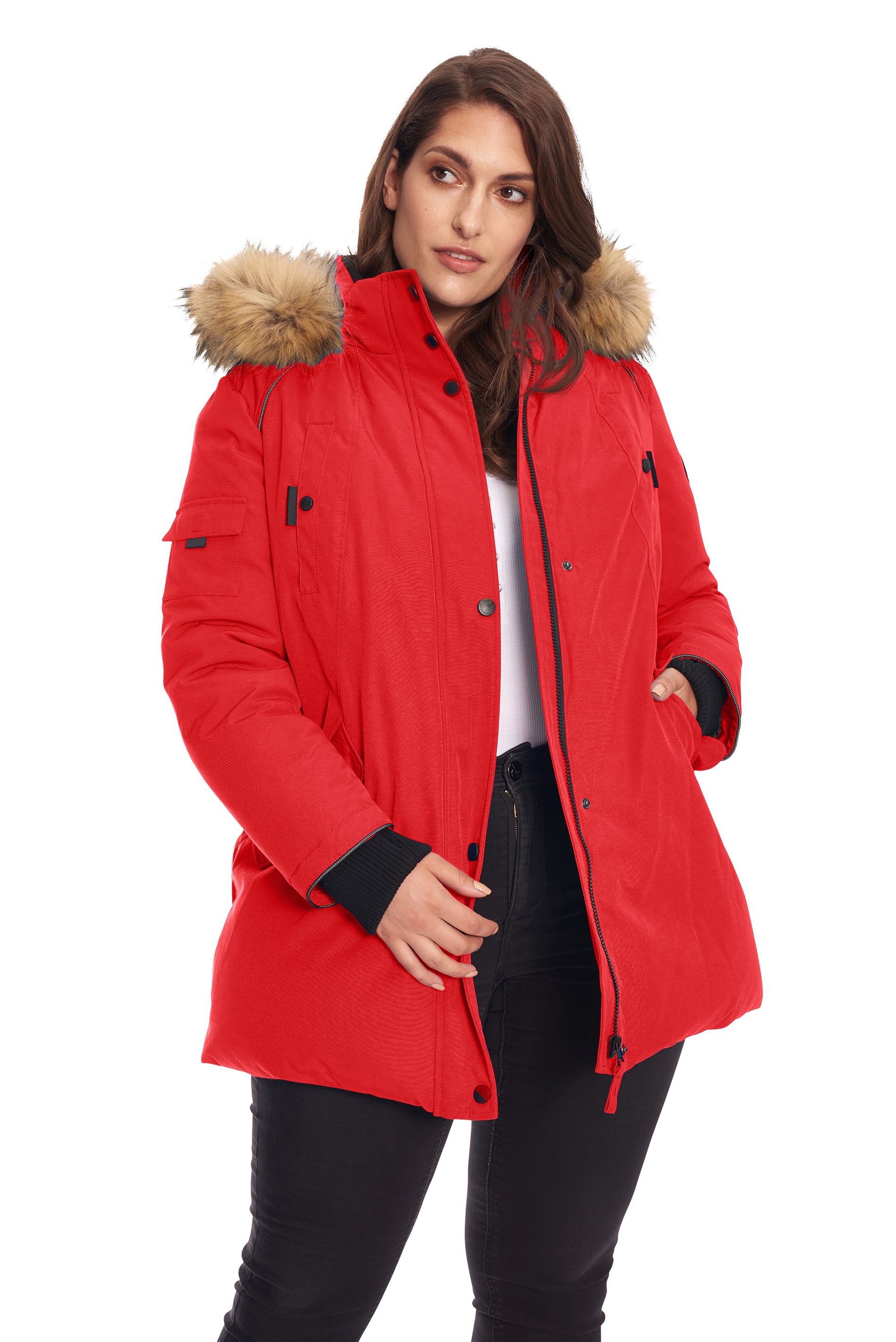 Plus size deals womens parka