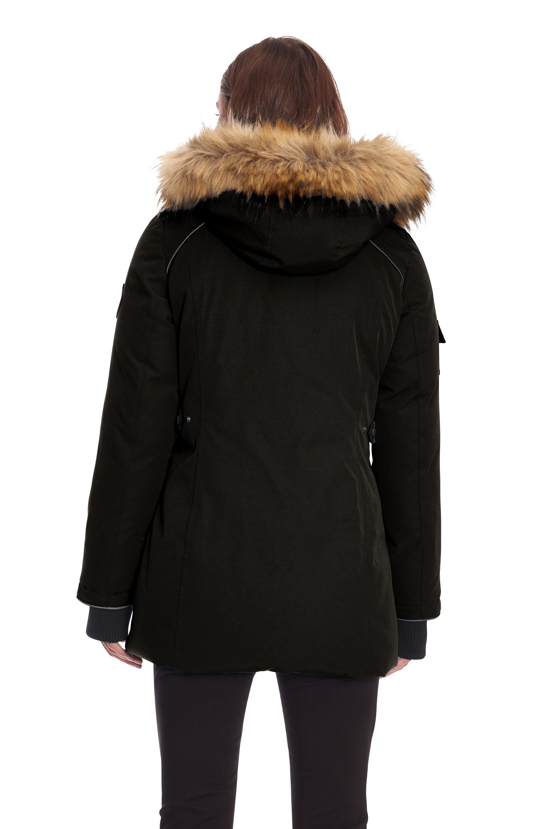 GLACIER WOMEN S VEGAN DOWN RECYCLED PARKA BLACK Alpine North US