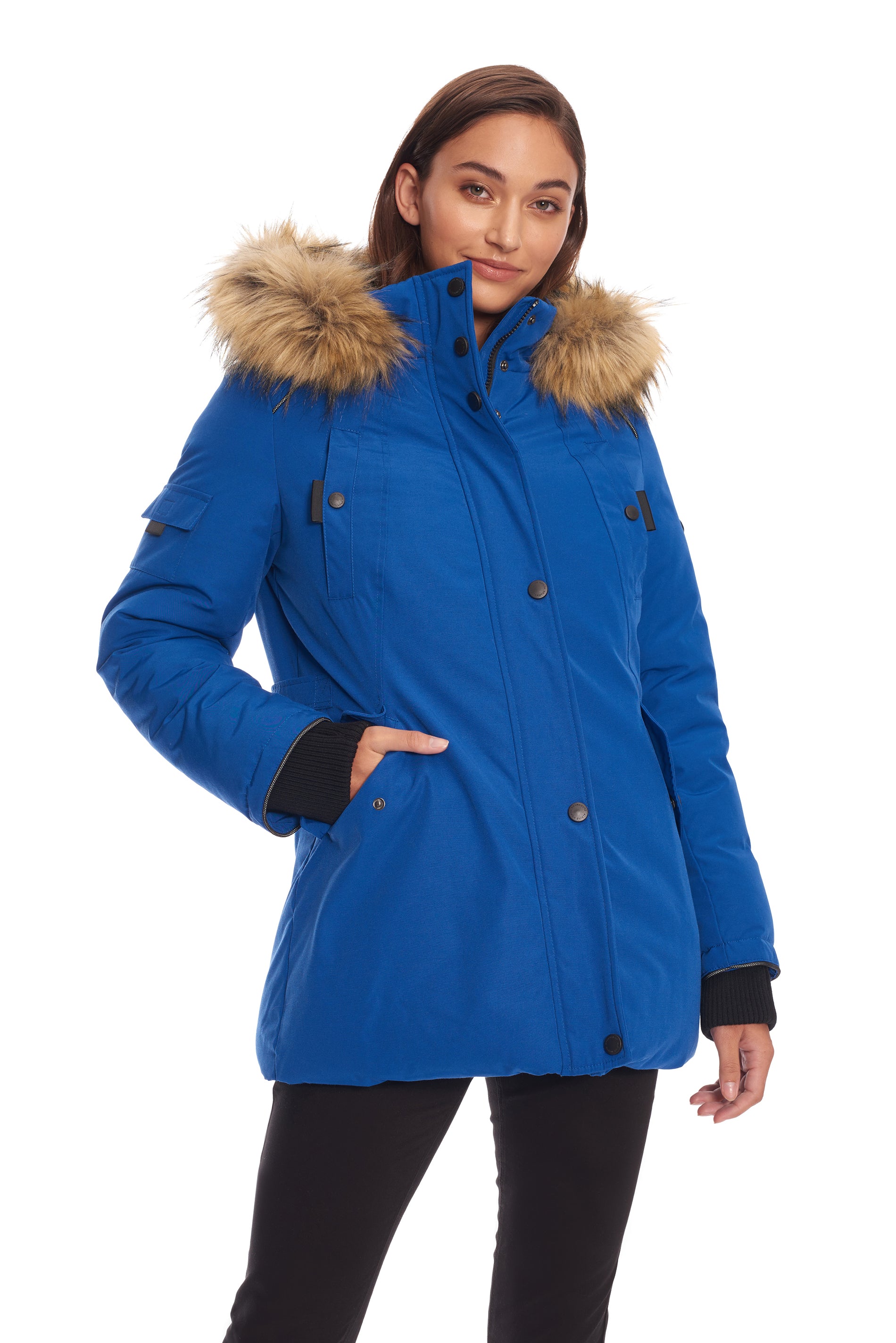 Alpinetek long down on sale parka