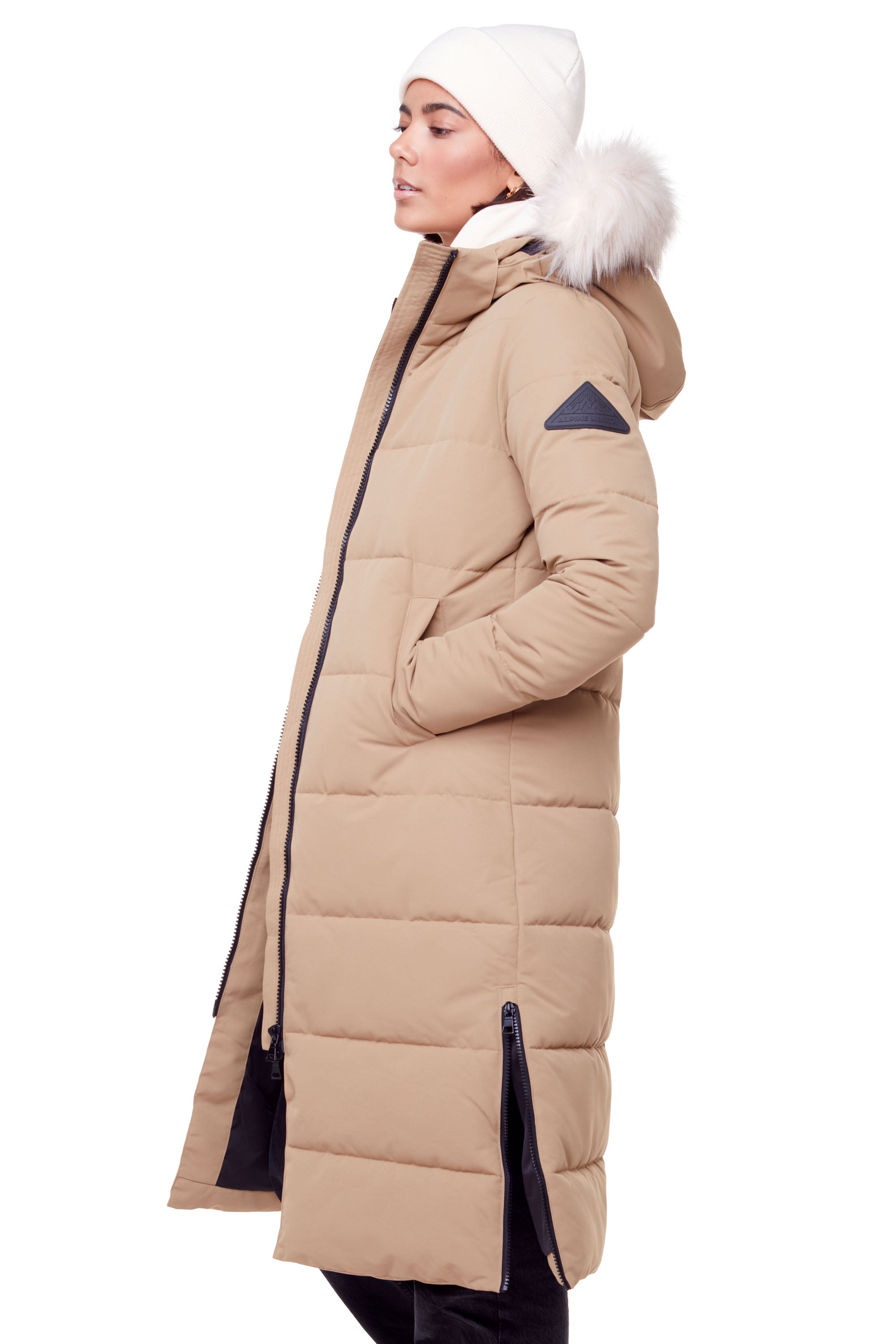 Parkas camel on sale