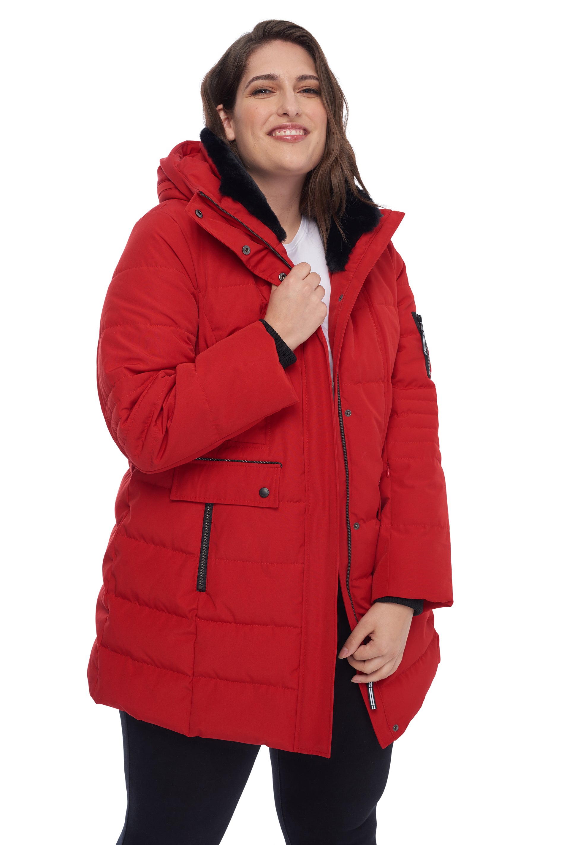 Mid length sales parka